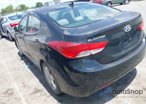 2012 Hyundai Elantra Gls (Ulsan Plant) z USA, uszkodzony, nr VIN KMHDH4AEXCU174890